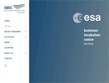 Tablet Screenshot of esa-bic.nl